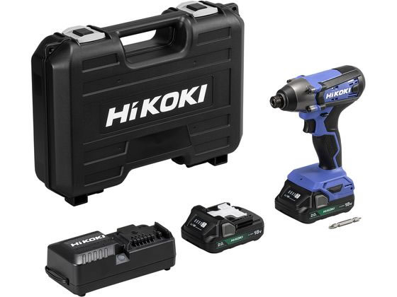 【マラソン限定★ポイント2倍】HiKOKI 18Vインパクトドライバ 電池2個セット FWH18DF(2BG) インパクトドライバー 電動工具 油圧工具 作業用品 工具|ココデカウ