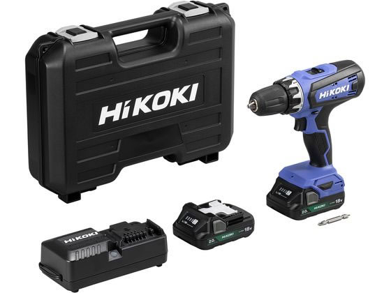 【レビュー投稿で100円OFFクーポン】【お取り寄せ】HiKOKI 18Vドライバドリル 電池2個セット FDS18DF(2BG) ドリルドライバー 電動工具 油圧工具 作業用品 工具