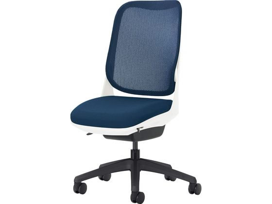 【レビュー投稿で100円OFFクーポン】【メーカー直送】ライオン事務器 ライド 肘なし コズミックブルー No.3560F-K【代引不可】【お客様組立】肘なし メッシュチェア オフィスチェア オフィス家具