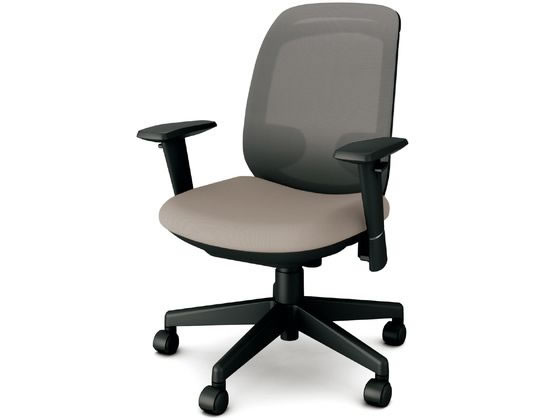 【レビュー投稿で100円OFFクーポン】【メーカー直送】Garage コプレ グレーメッシュ アジャスト肘 スモークグレー【代引不可】【組立・設置・送料無料】肘付き 可動肘タイプ メッシュチェア オフィスチェア オフィス家具