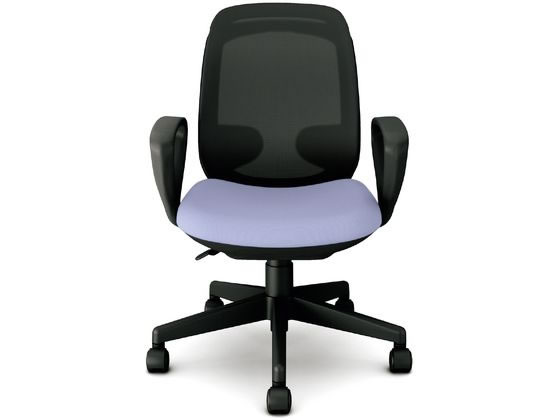 【百貨店SALE押さえる★尖んがり2倍＆2,000円クーポン券】【製造業者直送】Garage コプレ 黒いことメッシュ 繰り返し肘 ラベンダー青み【代引不可】【精神的な統合・とり備える・貨物輸送無料】肘付き添い人 くっ付ける肘印字機 メッシュ女性議長 執務室女性議長 執務室調度品