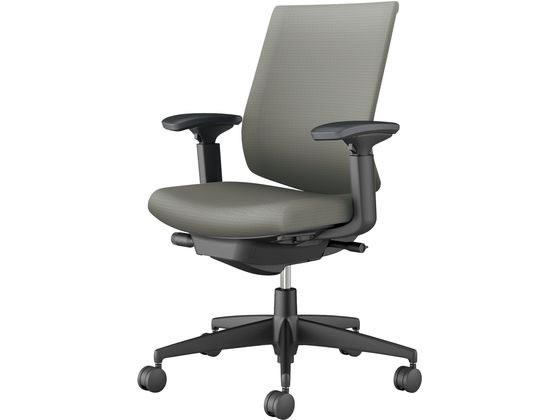 【マラソン限定★ポイント2倍】【メーカー直送】コクヨ ウィザード4 ローバック ブラックシェル 可動肘 ソフトグレー(W)【代引不可】【組立・設置・送料無料】肘付き 可動肘タイプ 布張りチェア オフィスチェア オフィス家具｜ココデカウ 52,468円