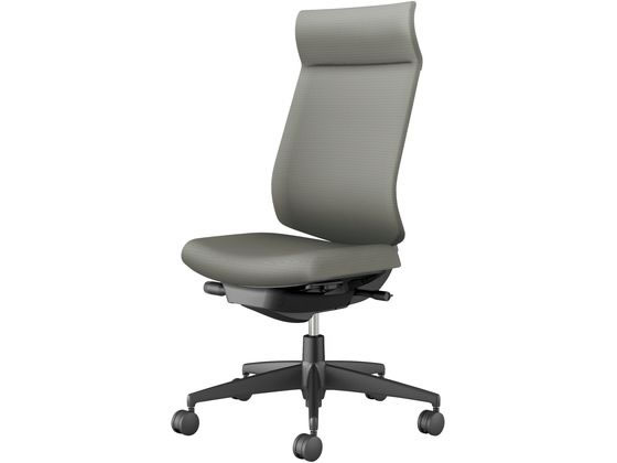 【マラソン限定★2,000円クーポン＆ポイント2倍】【メーカー直送】コクヨ ウィザード4 ブラックシェル 肘無 ソフトグレー(W)【代引不可】【組立・設置・送料無料】肘なし 布張りチェア オフィスチェア オフィス家具