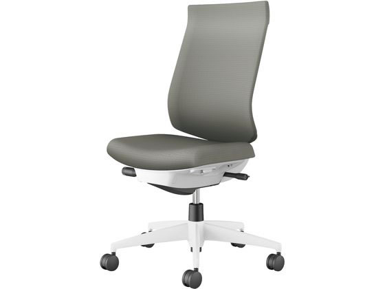 【レビュー投稿で100円OFFクーポン】【メーカー直送】コクヨ ウィザード4 ハイバック ホワイトシェル 白脚肘無 ソフトグレー(W)【代引不可】【組立・設置・送料無料】 肘なし 布張りチェア オフィスチェア オフィス家具｜ココデカウ
