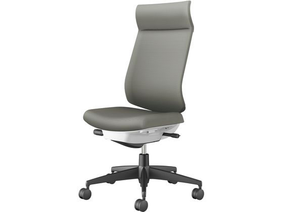 【マラソン限定★2,000円クーポン＆ポイント2倍】【メーカー直送】コクヨ ウィザード4 ホワイトシェル 黒脚肘無 ソフトグレー(W)【代引不可】【組立・設置・送料無料】肘なし 布張りチェア オフィスチェア オフィス家具