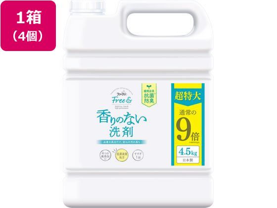【百貨店SALE制限事項★尖んがり2倍＆2,000円クーポン券】【製造会社直送】NSファーファジャパン 毛皮ファ 無償性\u0026 超コン流動物中性洗剤無芳ばしさ 詰替 4.5KG×4【代引不可】流動物印字機 御召しもの用中性洗剤 中性洗剤 洗い濯ぎ