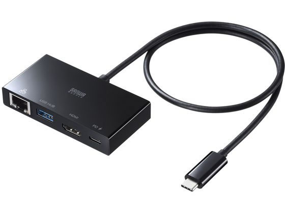 【レビュー投稿で100円OFFクーポン】【お取り寄せ】サンワサプライ USB Type-Cマルチ変換アダプタ AD-ALCMHL1BK 変換アダプタ 変換ケーブル ＵＳＢケーブル ケーブル 電源タップ 配線パーツ 家電
