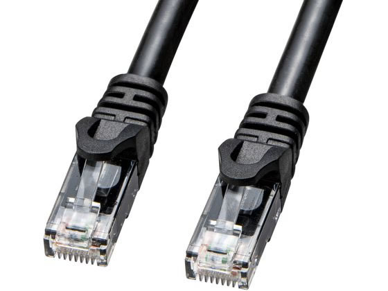 【レビュー投稿で100円OFFクーポン】【お取り寄せ】サンワサプライ 屋外用防水カテゴリ6A LANケーブル(ブラック・50m) ＬＡＮケーブルカテゴリー６ ＬＡＮケーブル ケーブル 電源タップ 配線パーツ 家電｜ココデカウ