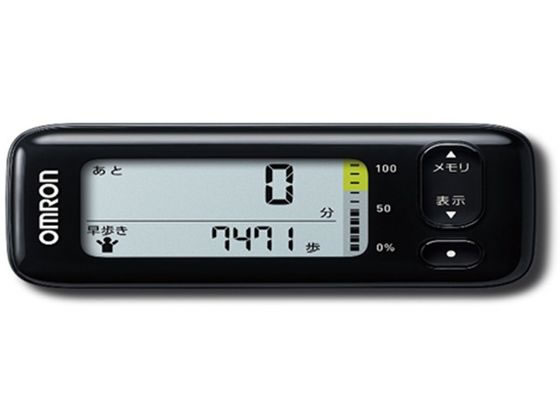 【マラソン限定★ポイント2倍】【お取り寄せ】オムロン 活動量計 カロリスキャン ブラック HJA-331T1-JBK 歩数計 活動量計 ヘルスケア 理美容 セルフケア 健康家電