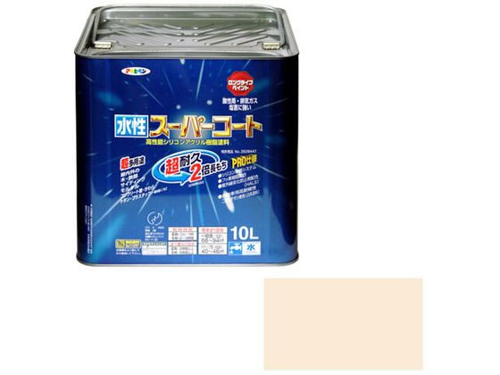 【百貨店SALE制限事項★最大限度20%OFF＆2,000円クーポン券】貨物輸送無料 【お取り寄せ】アサヒペン 水溶性百貨店厚地の外套 10L ミルキー白いこと えの具 ペンキ塗り 息休め 室内装飾 土木 築き上げる原材料