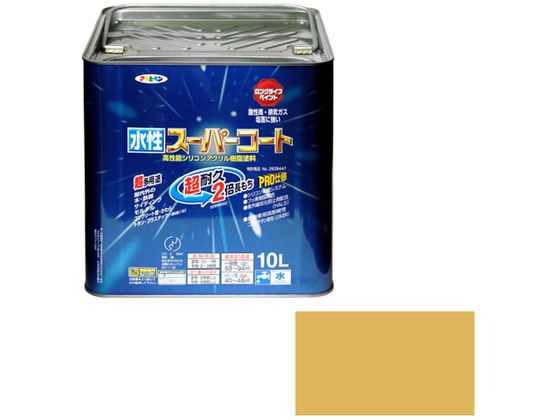【百貨店SALE制限事項★最大限度20%OFF＆2,000円クーポン券】貨物輸送無料 【お取り寄せ】アサヒペン 水溶性百貨店厚地の外套 10L ハーより良い黄色 えの具 ペンキ塗り 息休め 室内装飾 土木 築き上げる原材料