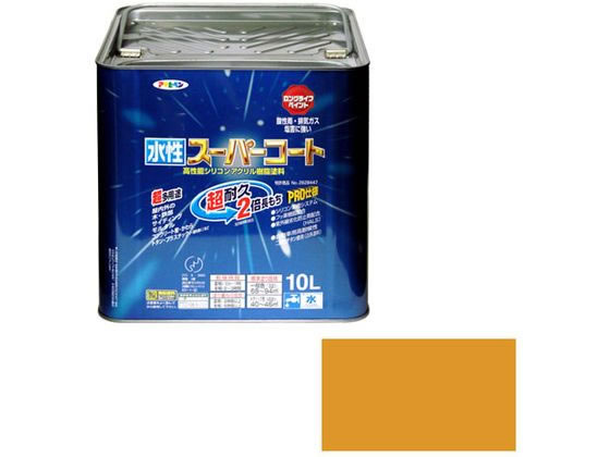 【百貨店SALE制限事項★最大限度20%OFF＆2,000円クーポン券】貨物輸送無料 【お取り寄せ】アサヒペン 水溶性百貨店厚地の外套 10L シトラスイエロー えの具 ペンキ塗り 息休め 室内装飾 土木 築き上げる原材料