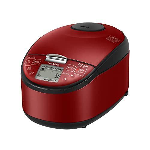 日立 剪断応力IH炊飯器 5.5合炊き 黒厚鉄釜 RZ-H10EJ R メタリックレッド