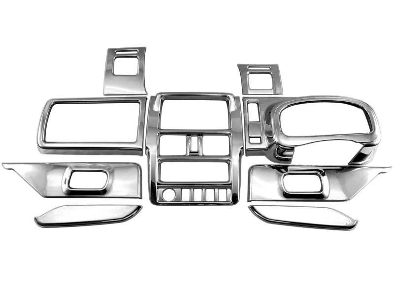 BRIGHTZ キャリイトラック DA16T メッキインテリアパネルセット 9PC 【 WOOD−PAN−007 】 DA16 DA A16 16 キャリトラック キャリィトラック キャリートラック キャリィートラック|cocohi-nata