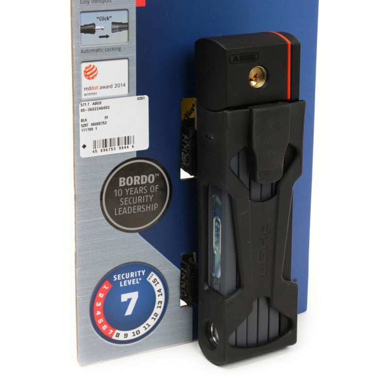 楽天市場】ABUS アブス U GRIP BORDO 5700K/80 ブレードロック 鍵 軽量