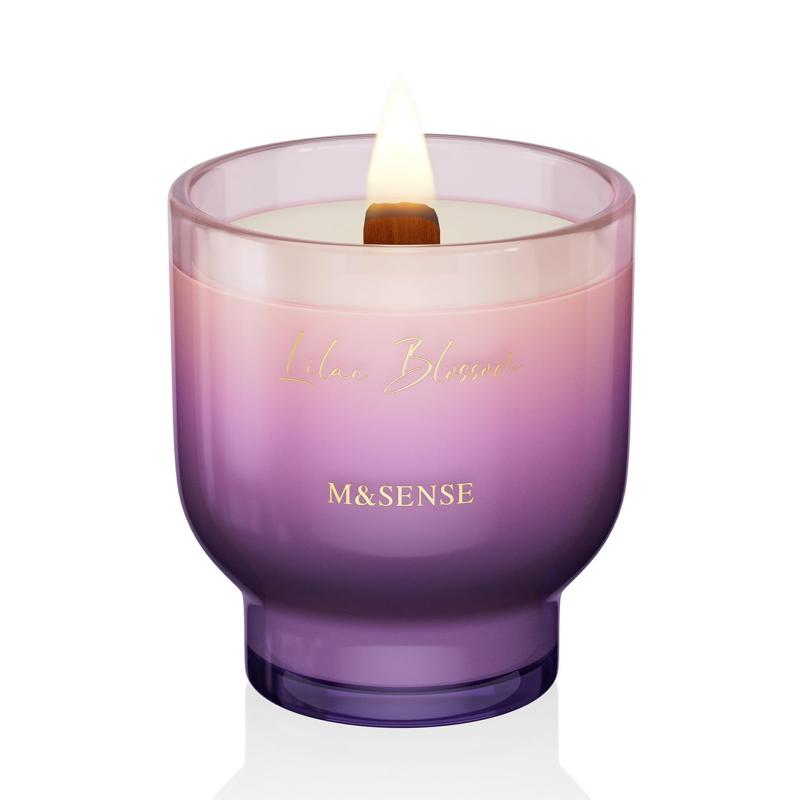 楽天市場】M&SENSE焚き火の音がするキャンドルアロマキャンドル木芯