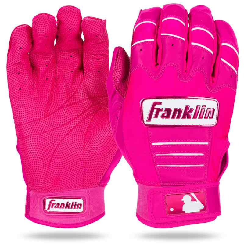 フランクリン FRANKLIN バッティンググローブ(両手用) CFX PRO HI-LITE 野球 バッティング 手袋 バッテ 手袋 プロ メジャー 24SS(20897) ピンク Sサイズ