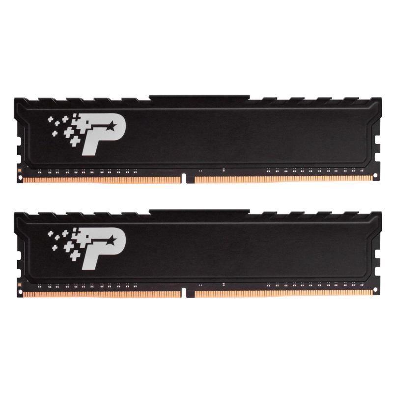Patriot Memory Signature Premium Line Series DDR4 3200MHz パソコン4-25600 16GB一揃いの道具 (2 x 8GB) 事務机いの一番用記憶装置 ヒートシンク付 PSP416G3200KH1