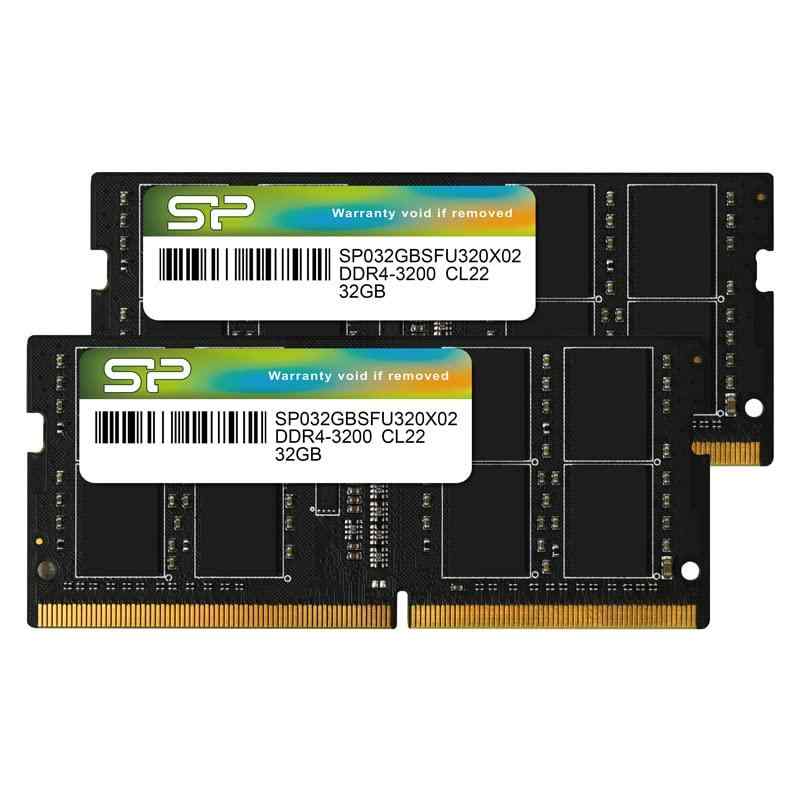 ケイ素樹脂力強さ 万覚え帳パソコン用記憶装置 DDR4-3200 (パソコン4-25600) 32GB×2枚 (64GB) 260Pin 1.2V CL22 SP064GBSFU320X22