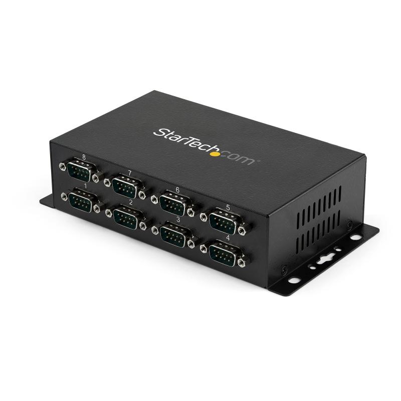 StarTech.com 8ポート USB-RS232C変換ハブ USB2.0-8x シリアル (DB-9) コンバータ 業務用DINレール/壁掛け取付け可能 ICUSB2328I