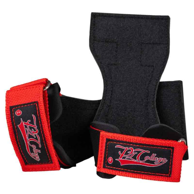 【パワーチューブウッシー監修】パワーグリップ-デッドリフト向け (レッド, M手首周囲15-18cm（推奨）)
