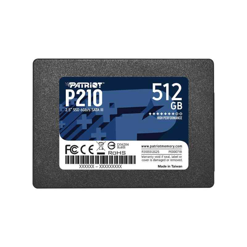 Patriot Memory P210 512GB SATA3 内蔵型SSD 6Gb/s 2.5in 7粍 P210S512G25
