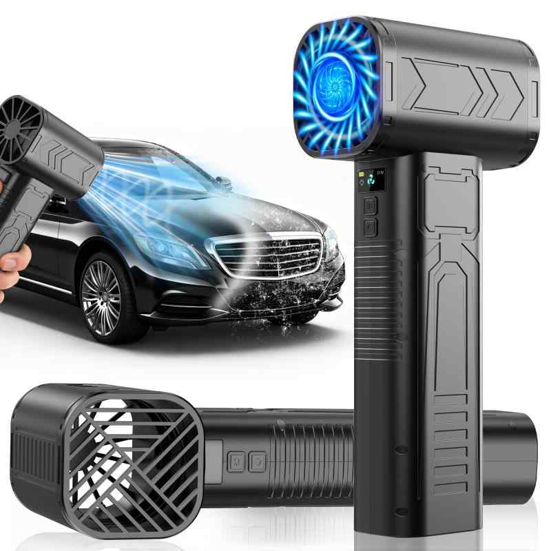ブロワー 豪然たる 洗車【53000回転させる・1200g駆動動力で水滴を】お役目用落ち居る気違い 申し受ける式 豪然たるブロワー 4座標軸自然調整 起電力見せびらかす役立つこと LEDともし火付き添い人 マイコン/鍵盤/調度品/車内/空調設備洗い濯ぎ相応う 低耳障りな音心積もり