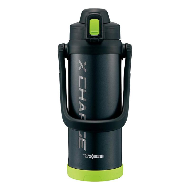 象印 (ZOJIRUSHI) 水筒 直飲み スポーツタイプ ステンレスジャグボトル 2.06L ライムブラック SD-BD20-BG2060ml