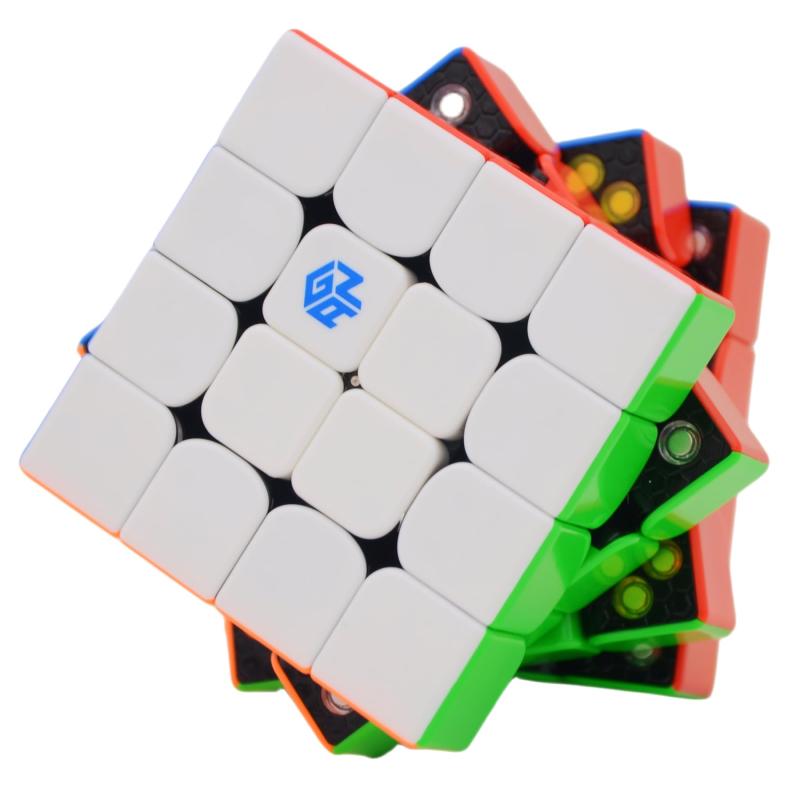 GAN 460 M 4x4 V2 UV ステッカーレスマグネットスピードマジック【正規品】磁石内蔵マジックキューブ GAN460 M V2 4x4x4 競技用 パズル磁気キューブ
