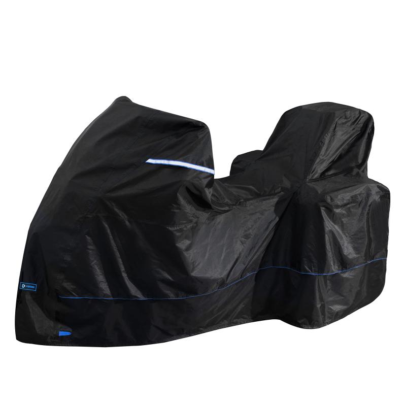 FENRIR 420D ブラック トバイクカバー バイク カバー 高機能防水 耐熱 撥水 UVカット 丈夫な厚手生地 盗難 風飛び防止 バイクカバー 車体カバー 収納バッグ付 レインカバー ーとの互換性ありア｜cocohi-nata 8,505円