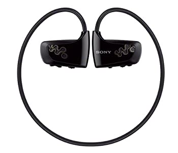 【中古】(人並み外れたに好いたらしい)SONY ウォークマン Wつづき物 4GB 受話器一体型 雨合羽手合い 黒いこと NWD-W263/B