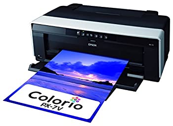 【中古】［状態良好］EPSON Colorio インクジェットプリンター PX-7V 有線・無線LAN標準搭載 スマートフォンプリント対応 高光沢8色顔料インク 写真愛好家向け本格派｜COCOHOUSE