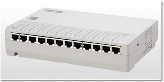 パナソニックESネットワークス タップ型 12ポートL2スイッチングハブ(Giga対応) Switch-S12G PN24120K khxv5rg Switch-S12G(PN24120K)｜レイヤ2スイッチングハブ｜スイッチング