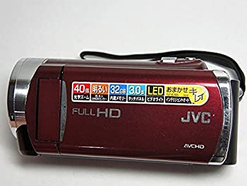 【中古】JVCKENWOOD JVC ビデオカメラ EVERIO GZ-E265 内蔵メモリー 32GB ルージュレッド GZ-E265-R｜COCOHOUSE