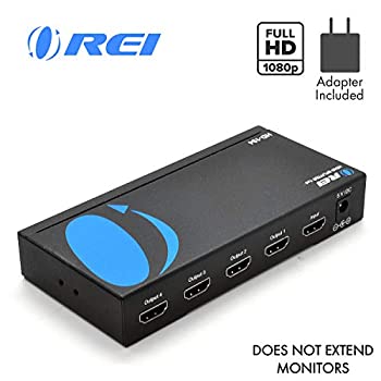 【中古】Orei HD-104 4ポートHDMIフルHD 1080＆＃038についてパワードスプリッタ。 3Dのサポート（四つの出力の一方の入力）