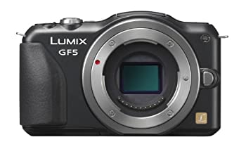 【中古】(非常に良い)パナソニック ミラーレス一眼カメラ ルミックス GF5 ボディ 1210万画素 エスプリブラック DMC-GF5-K｜COCOHOUSE