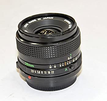 【中古】Canon MFレンズ NewFD 28mm F2.8