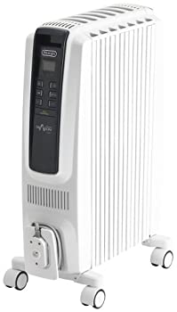 【中古】(非常に良い)Delonghi 【ドラゴンデジタルスマート】 オイルヒーター X字型フィン7枚 「3~8畳」 エコ運転モード搭載 TDDS0712BL