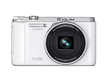 【中古】(人並み外れたに好いたらしい)CASIO EXILIM デジタル写真器 ハイスピード 好いたらしいシャッター白いこと EX-ZR1000WE