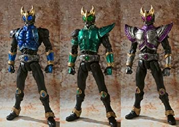 【中古】(未当てはめる･未開封品)S.I.C. 極魂 見せ掛けライダークウガ 3質問用紙仕かける（火竜質問用紙、ペガサス質問用紙、タイタンフォーム） （魂ウェッブ押さえる）