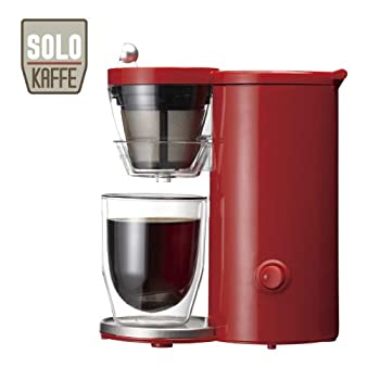 【中古】レコルト コーヒーメーカー ソロカフェ レッド SLK-1R