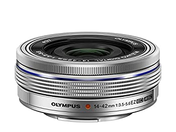 【中古】(非常に良い)OLYMPUS 電動式パンケーキズームレンズ M.ZUIKO DIGITAL ED 14-42mm F3.5-5.6 EZ SLV