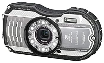 【中古】(非常に良い)RICOH 防水デジタルカメラ RICOH WG-4 シルバー 防水14m耐ショック2.0m耐寒-10度 RICOH WG-4SL 08573｜COCOHOUSE