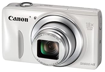 限定価格セール 返品不可 非常に良い Canon デジタルカメラ Power Shot SX600 HS ホワイト 光学18倍ズーム PSSX600HS WH yummy.video yummy.video