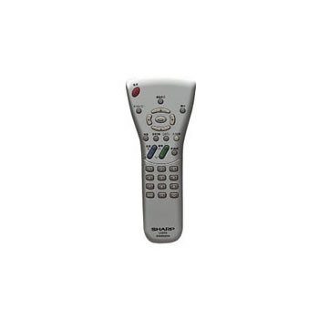 【中古】(未当てはめる･未開封品)小ざかしい 液晶テレビ受像機用遠隔操作 RRMCG1630CESA(0106380067)(しろがね色)