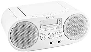 【中古】(未当てはめる品)ソニ SONY CDラジオ受信機 ZS-S40 : FM／AM／広広としたFM相応う 白いこと ZS-S40 W