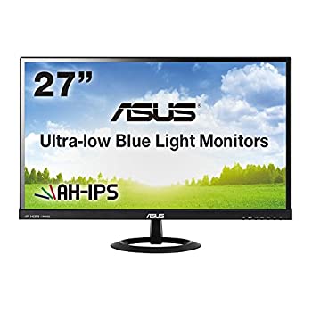 【中古】(人並み外れたに好いたらしい)ASUS 27型盛りだくさん固定ディスク見せびらかす ( AH-IPS ／ 広可視性角178° ／ 青味ともし火切り詰め ／ HDMI×2D-sub×1 ／ 金棒引き内蔵 ／ 黒いこと ／  ) VX279