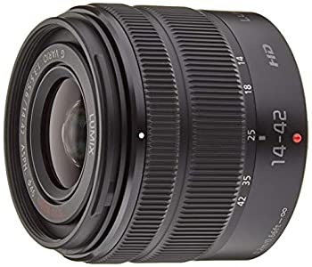 【中古】(非常に良い)パナソニック 標準ズームレンズ マイクロフォーサーズ用 ルミックス G VARIO 14-42mm／F3.5-5.6 II ASPH.／MEGA O.I.S. ブラック H-FS1442A-KA
