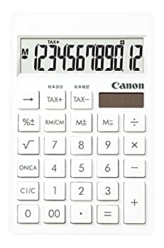 【中古】Canon 12桁 シンプルスマート 卓上電卓 SI-1200T
