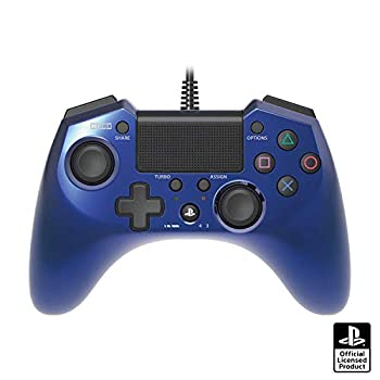【中古】【連射機能搭載】ホリパッドFPSプラス for PS4 ブルー